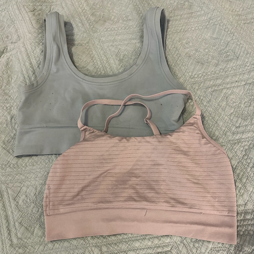 Third Love seamless scoop and adjustable back bralette bundle